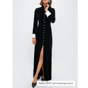 TUCKERNUCK Black Velvet Loretta Dress